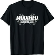 Dirt Track Racing Apparel Checker Flag Modified Racing T-Shirt