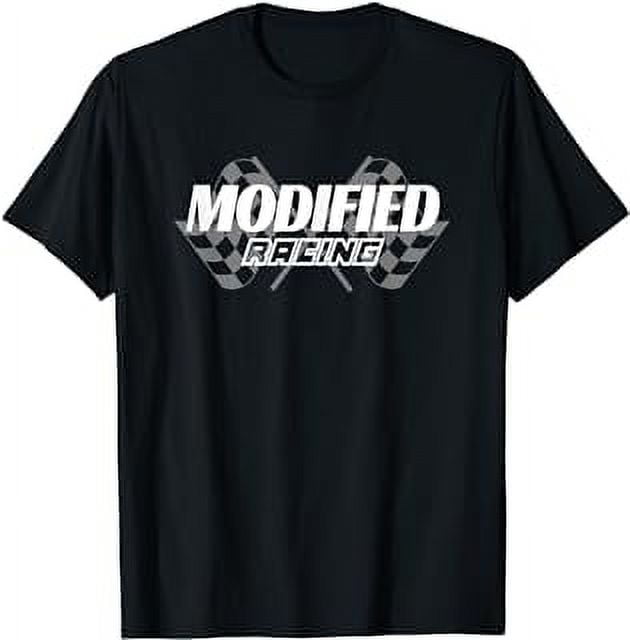 Dirt Track Racing Apparel Checker Flag Modified Racing T-Shirt ...
