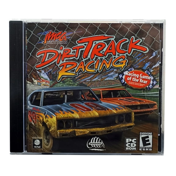 Dirt Track Racing PC CDRom - Classic Race Simulation Game