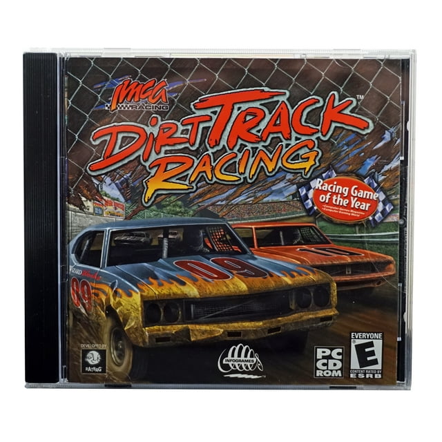 Dirt Track Racing PC CDRom Classic Race Simulation Game