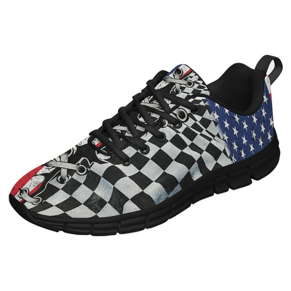 Dirt Track Racing Running Shoes Sneakers Mesh Black Size 11