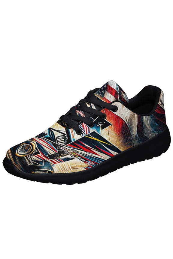 Dirt Track Racing Sprint Car Racing Shoes Sneakers Black Size 12
