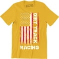 thumbnail image 1 of Dirt Track Racing Stand Up For American Flag Men's Gift T-Shirt, 1 of 4