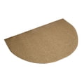 thumbnail image 1 of Dirt Trapper Door Mat Half Circle Non Slip Washable Doormats Entrance Rugs Absorbent Welcome Low Profile Floor Mats for Front Back Door and Entryway Khaki, 1 of 6