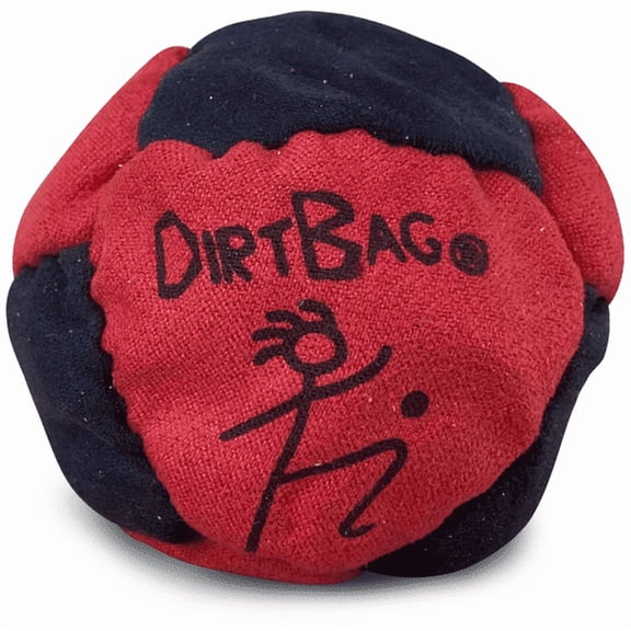 ALK Footbag Suede Black Sand Fill Slow Speed Control Hacky Sack