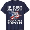 thumbnail image 1 of Dirtbike Motocross MX If Dirt Aint Flyin US Softstyle Unisex T-Shirt,Navy Color,Size YM, 1 of 5