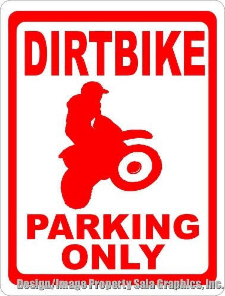 Dirtbike Parking Only Sign - Walmart.com
