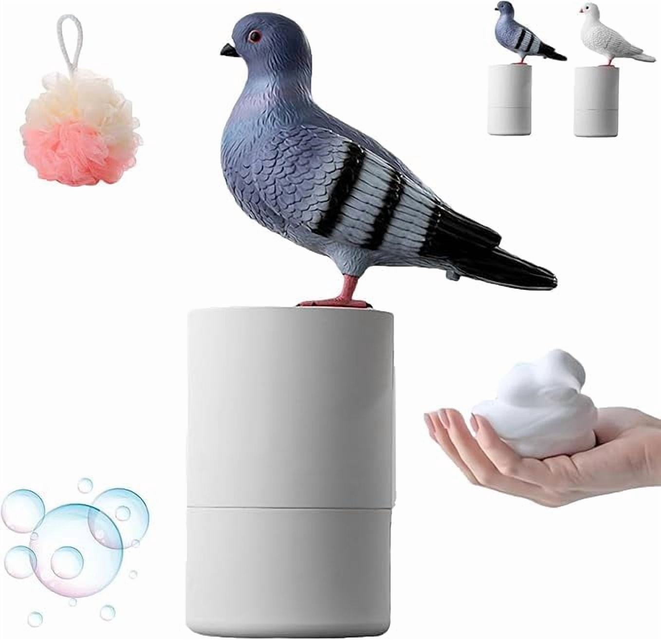 The Dirty Birdy Soap Dispenser (300ml/10oz), Bird Poop Soap Dispenser, Funny Foam Soap Dispenser for Bathroom & Kitchen