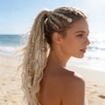 thumbnail image 1 of Dirty Braid Ponytail Extension, Long Natural Look Synthetic Dirty Braid Ponytail Extension, Seamless Clip In Hair Extension for Daily Wear, Cosplay, Party, Wedding, Halloween,28in, 1 of 5