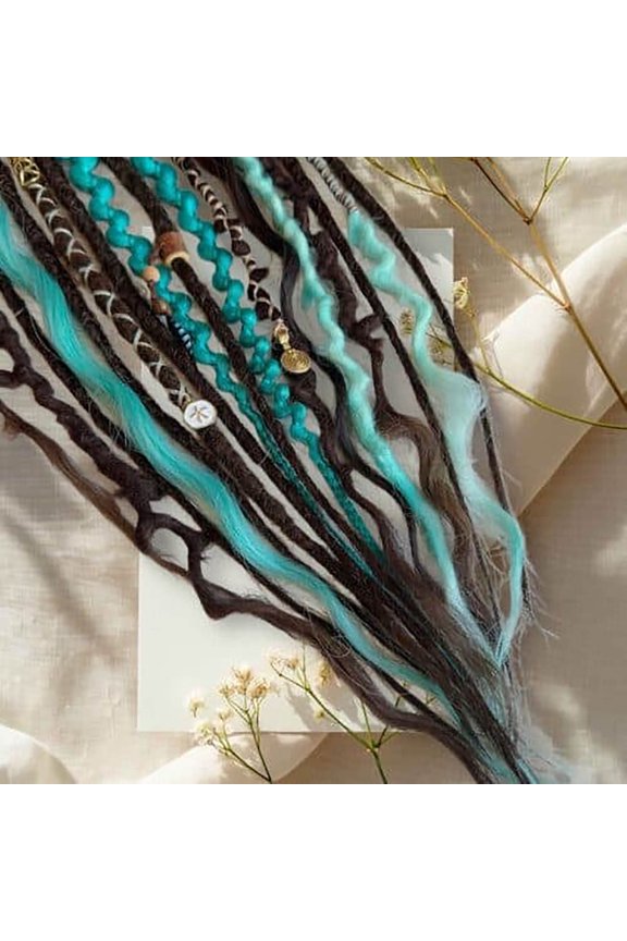 Dirty Braid Ponytail Hair Extension with Elastic Band for Women, Easy Clip In Messy Ponytail Holder for Casual or Formal Hairstyles