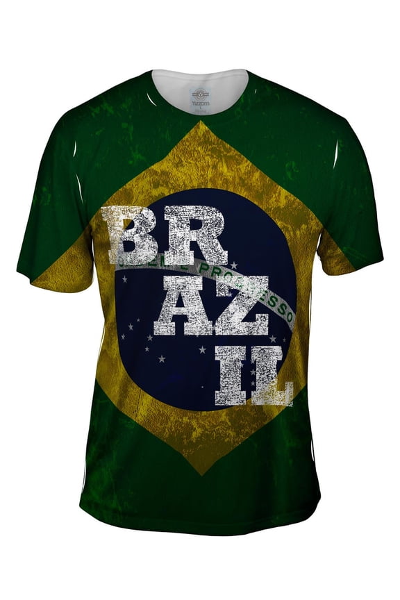 Dirty Brazil Mens T-Shirt All Over Print
