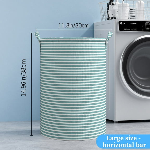 Dirty Clothes Basket Foldable Home Bathroom Storage Bucket Toy Clothes Storage Dormitory Sorting Laundry Basket (L)