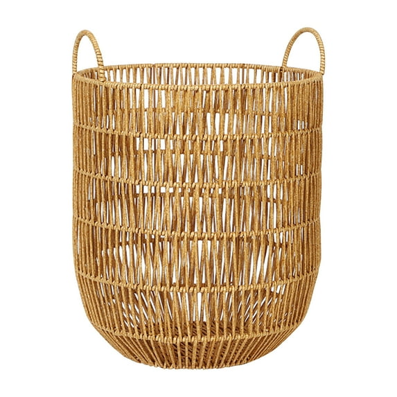 Dirty Clothes Basket Laundry Basket Clothes Storage Basket Household Clothes Basket Clothes Imitation Rattan Woven Basket Dirty Clothes Basket Storage