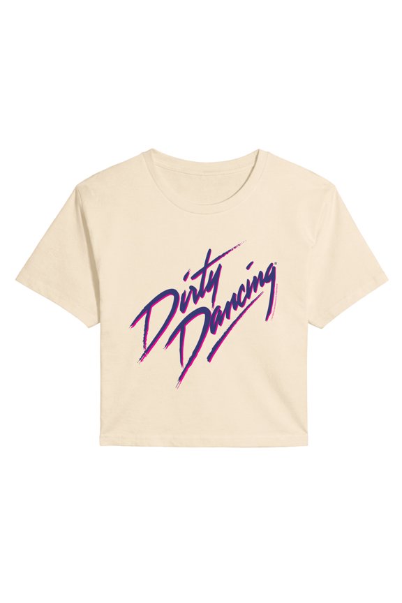 - Script Logo - Juniors Cropped Graphic T-Shirt