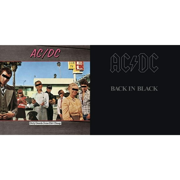 Dirty Deeds Done Dirt Cheap (180G) & Back In Black (180G) [LP Vinyl Bundle]