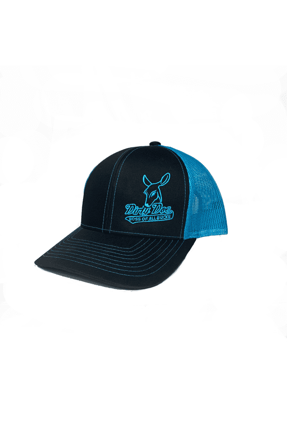 Dirty Doe Boss of All Bucks Neon Blue Snapback Adjustable Hat