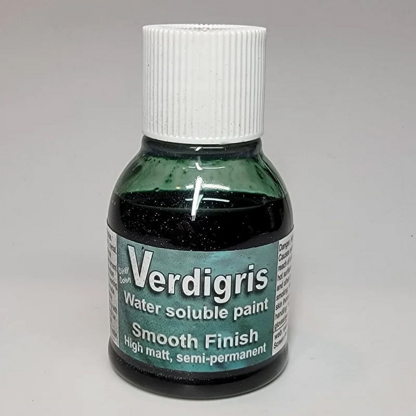 Dirty Down Paints Verdigris (25ml) - Water-based Paint for a Highly Realistic Verdigris / Copper Effect