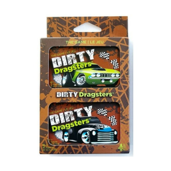 Tin Robot Games Dirty Dragsters - Green & Black Decks New