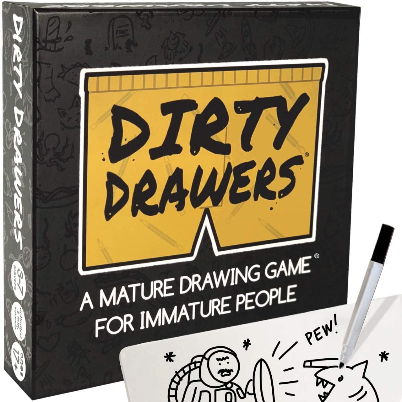 Doodle Mayhem: A Hilarous and Frantically Fast Drawing Game - Party Game -  Family Games for Adults, Teens, Kids