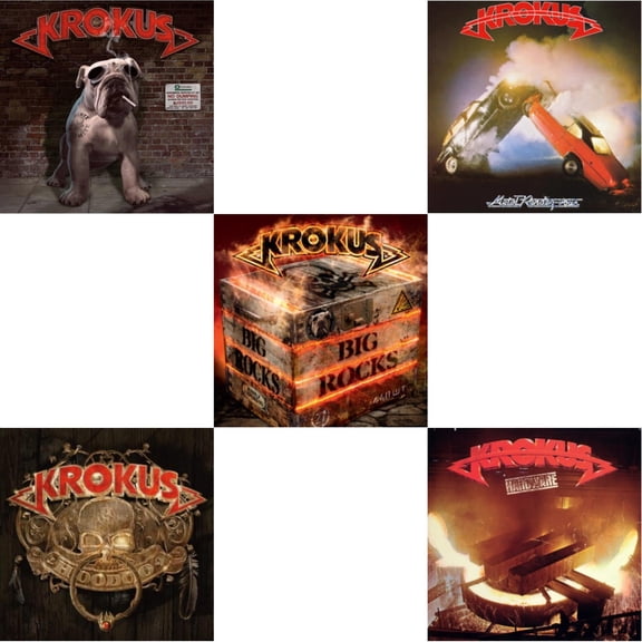 Dirty Dynamite (2LP/180G) & Hoodoo (180G) & Big Rocks (Flaming LP Vinyl/180G) & Metal Rendez-Vous (Blue LP Vinyl/180G) & Hardware (Red LP Vinyl/180G)