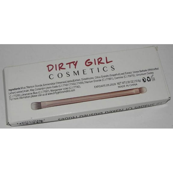 Dirty Girl Cosmetics 12 Shades of Naked Blushed Nudes Palette