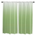 thumbnail image 1 of Dirty Green White Gradient Small Curtain Rod Pocket Short Curtains Half Drapes Partition Cabinet Door Window Curtains Home Decor, 1 of 6