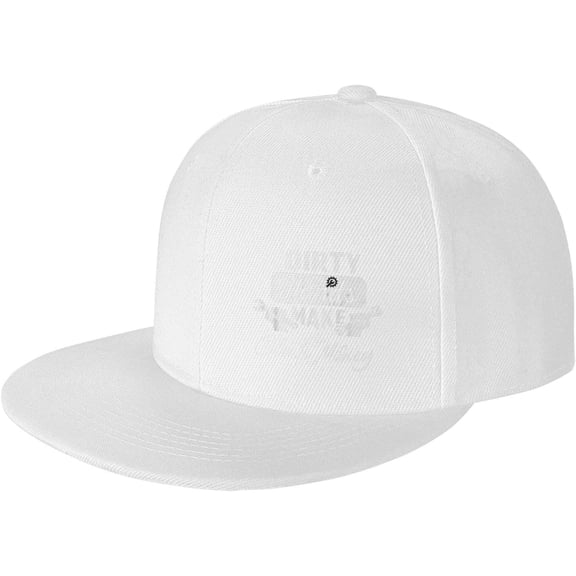 Dirty Hands Make Clean Money Flat Bill Hat for Men Women Funny Worker Baseball Cap Black Hip-Hop Hat