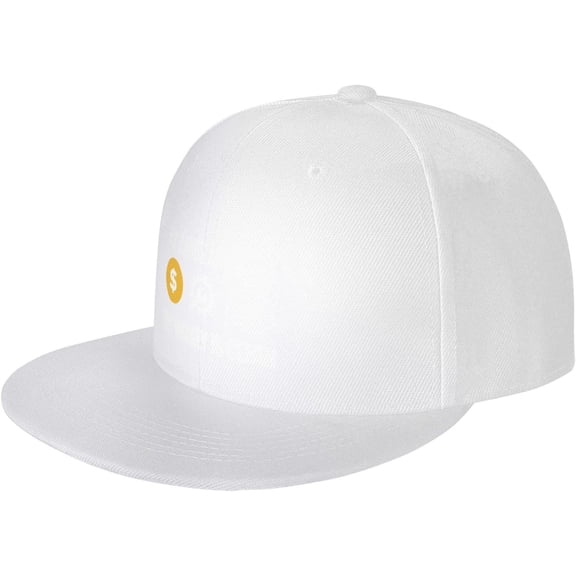 Dirty Hands Make Clean Money Flat Bill Hat for Men Women Funny Worker Baseball Cap Black Hip-Hop Hat