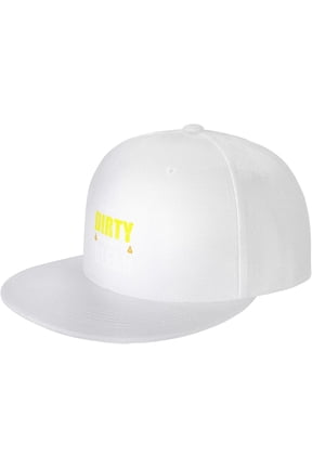 Dirty Hands Make Clean Money Flat Bill Hat for Men Women Funny Worker Baseball Cap Black Hip-Hop Hat