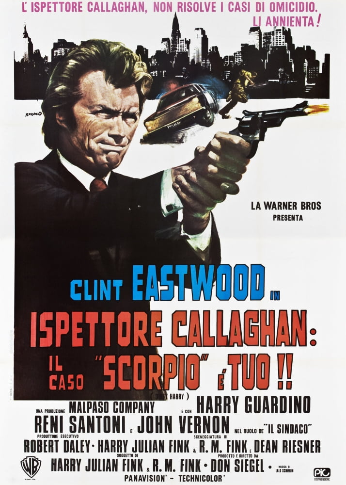 Dirty Harry (Aka Ispettore Callaghan Il Caso Scorpio E Tuo) Canvas Art - (11 x 17)