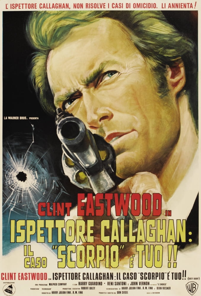 Dirty Harry Canvas Art - (11 x 17)