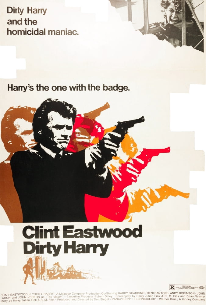 Dirty Harry Canvas Art - (24 x 36)