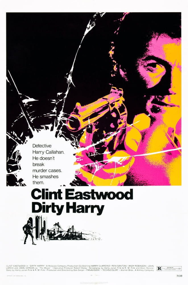 Dirty Harry Canvas Art - (24 x 36)
