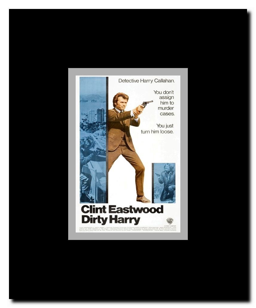 Dirty Harry Framed Movie Poster