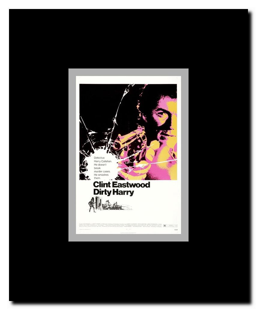 Dirty Harry Framed Movie Poster