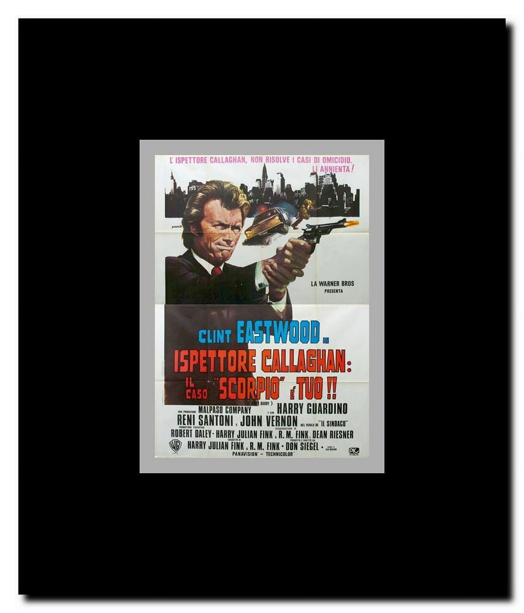 Dirty Harry Framed Movie Poster