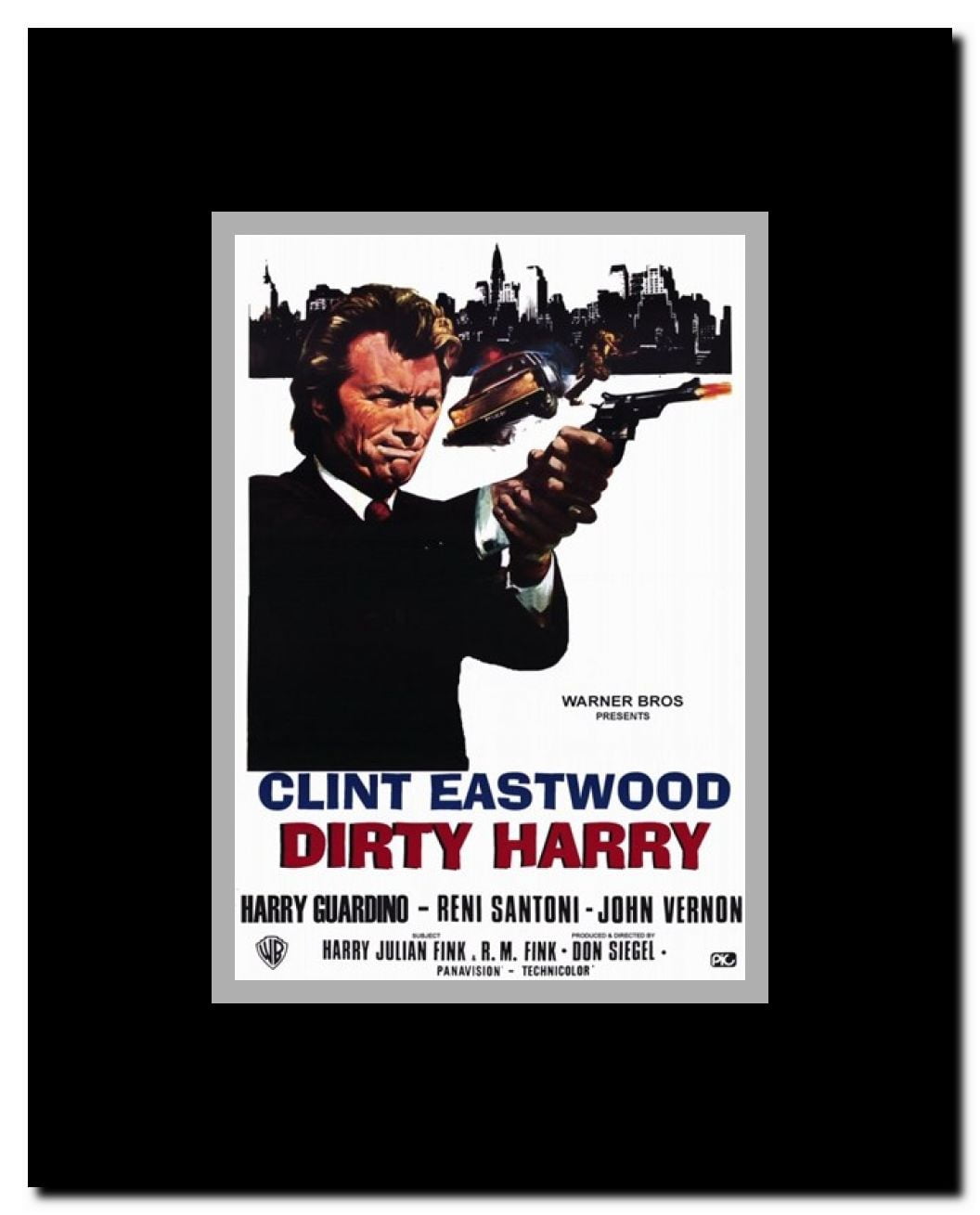 Dirty Harry Framed Movie Poster