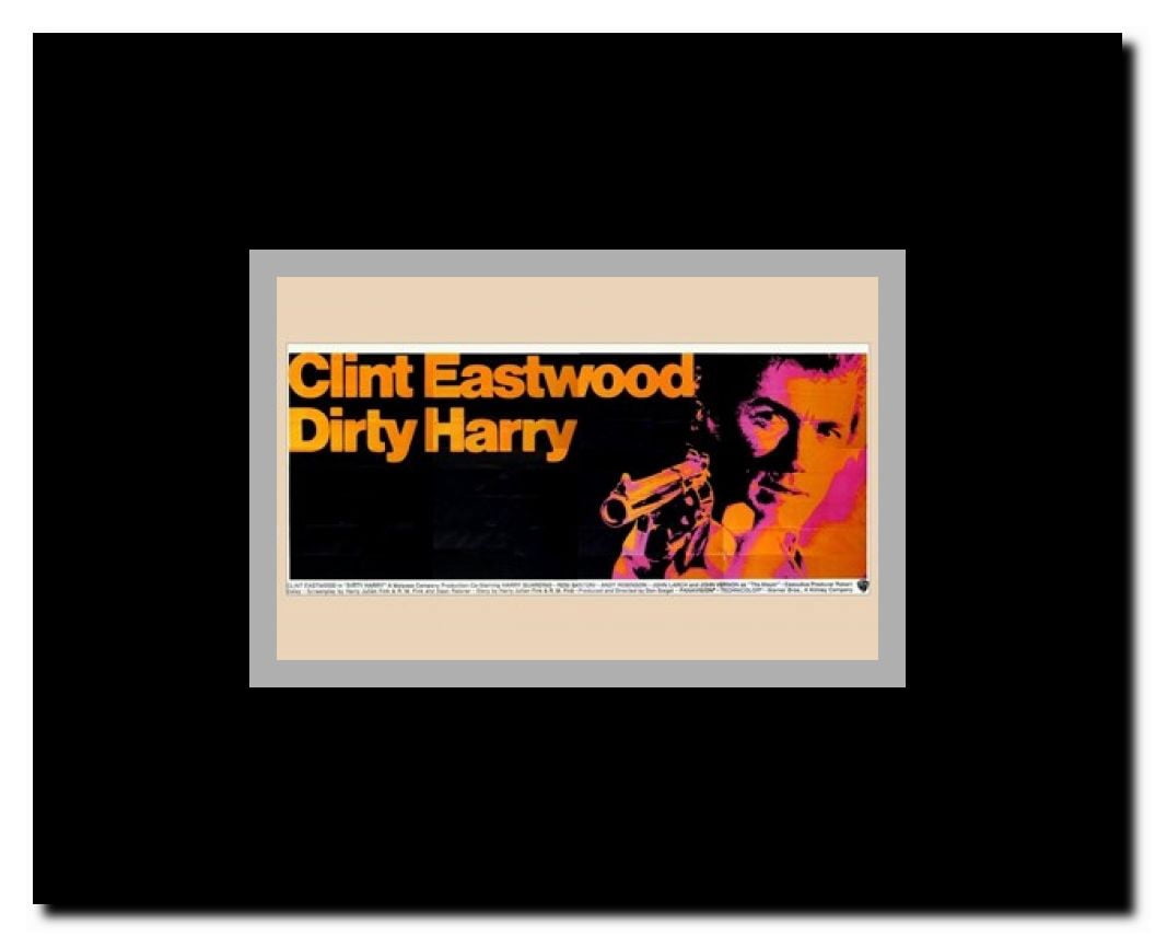 Dirty Harry Framed Movie Poster
