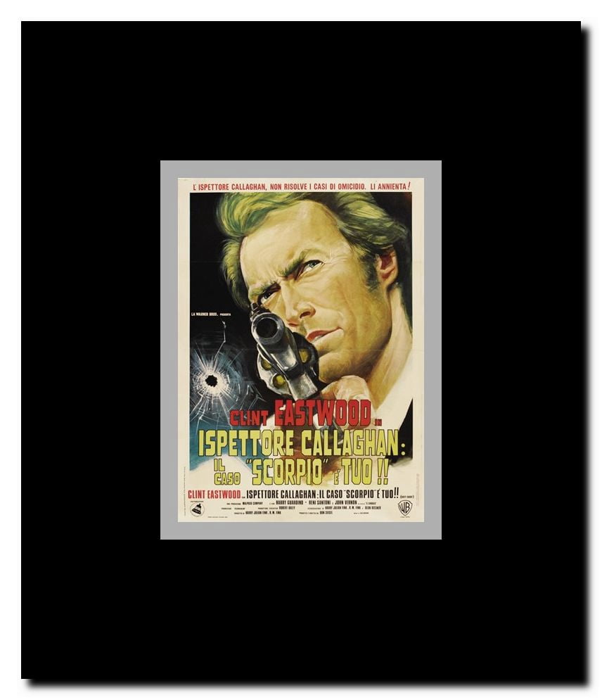 Dirty Harry Framed Movie Poster