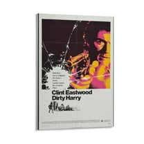 Dirty Harry Movie Poster (4) Art Poster Canvas Painting Decor Wall Print Photo Gifts Home Modern Decorative Posters 20x30inch(50x75cm)