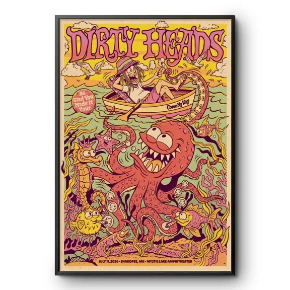 Dirty Heads Mystic Lake Amphitheater, Shakopee MN Jul 11 2026 Poster