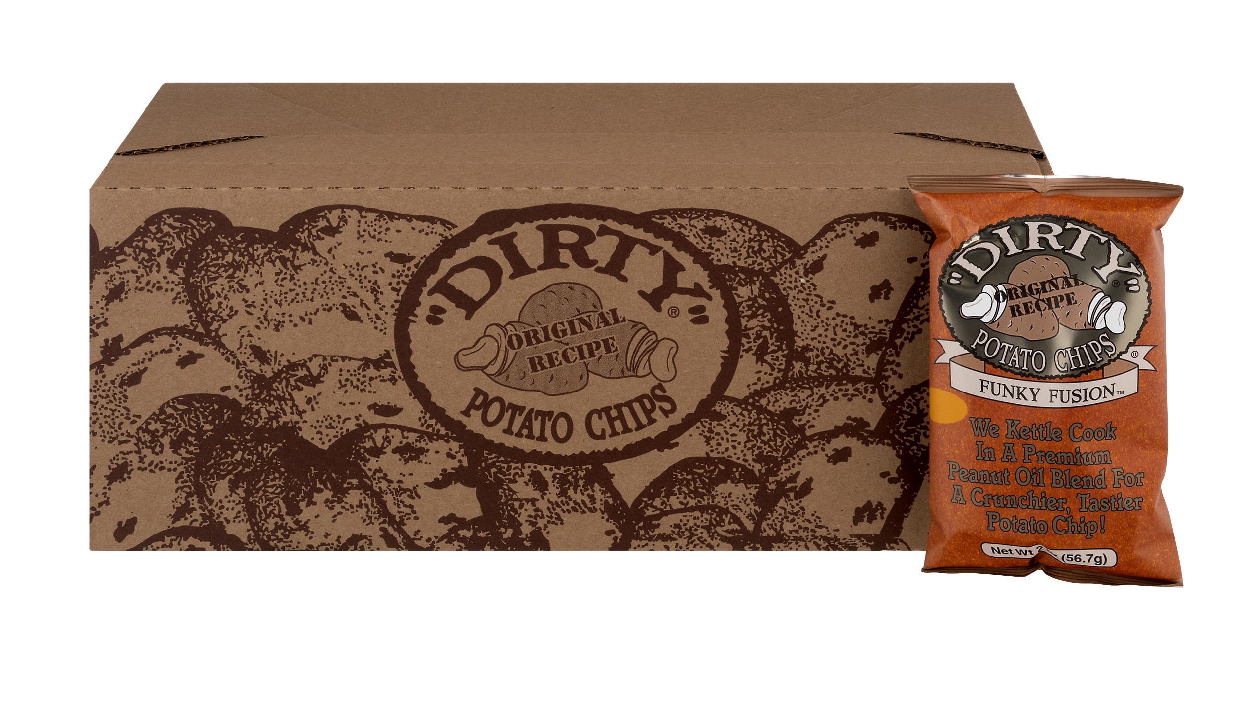 Dirty Kettle Chips, Funky Fusion, 2 oz, 25 Count