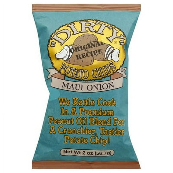 Dirty Kettle Chips Maui Onion Flavored 2 Oz (Pack of 5)