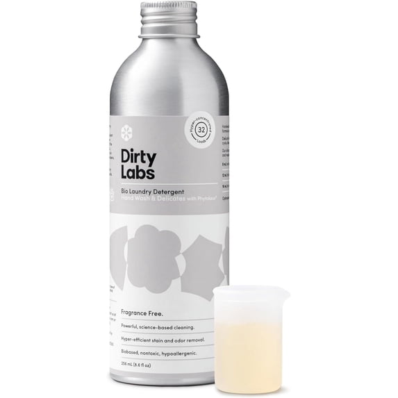 Dirty Labs Hand Wash & Delicates Scent Free Bio Enzyme Detergent 32 Loads