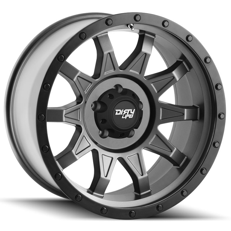 Dirty Life 9301 Roadkill 20x9 6x120 +18mm Gunmetal/Black Wheel Rim