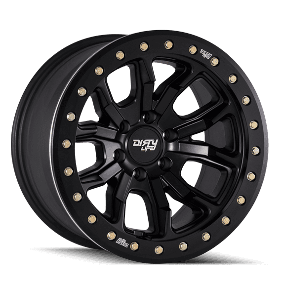 Dirty Life Dt-1-9303 17X9 5X139.7 -38Et 108Cb Matte Black W/Simulated Ring