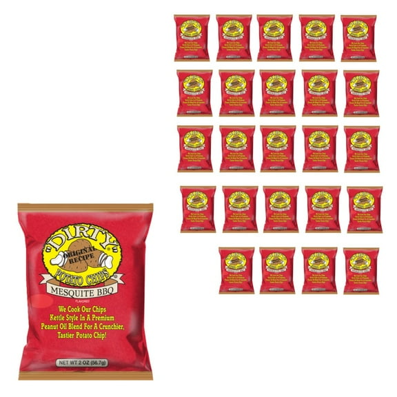 Dirty Mesquite BBQ Chips 2oz 25 Pack