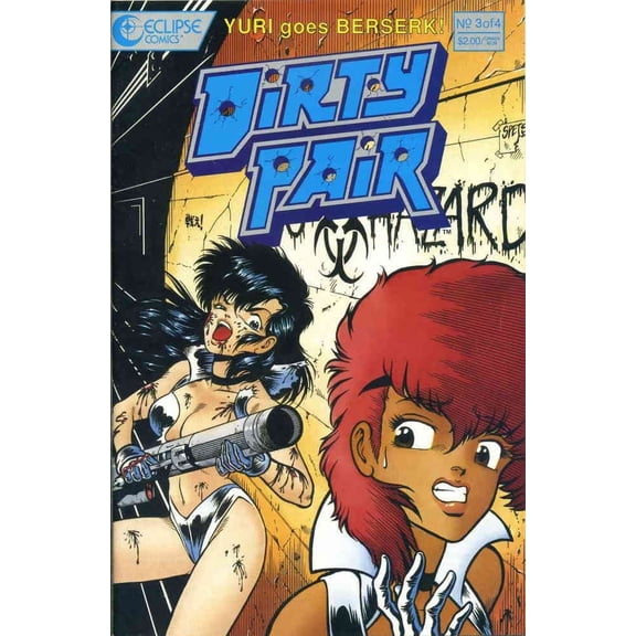 Dirty Pair #3 VF ; Eclipse Comic Book
