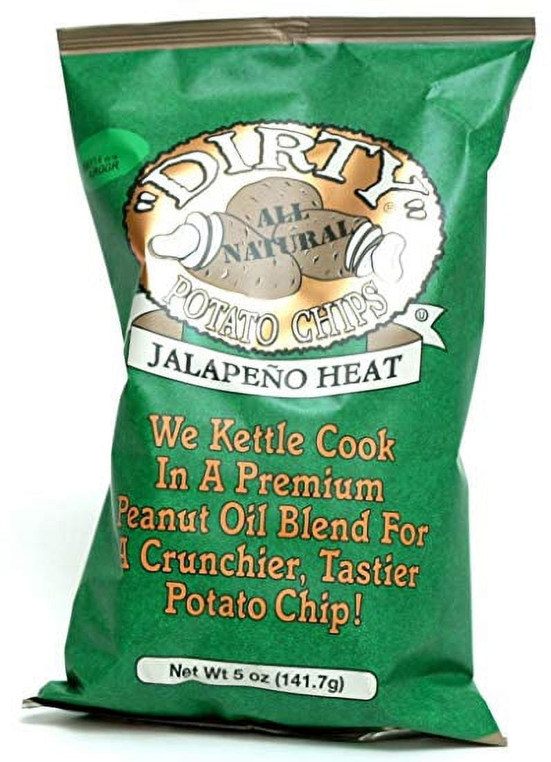 Dirty Potato Chips Jalapeno, 4.7 OZ Case of 12