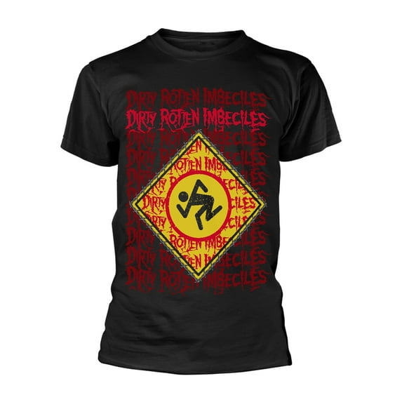 Dirty Rotten Imbeciles D.R.I. T Shirt Thrash Zone Band Logo Official Mens Black
